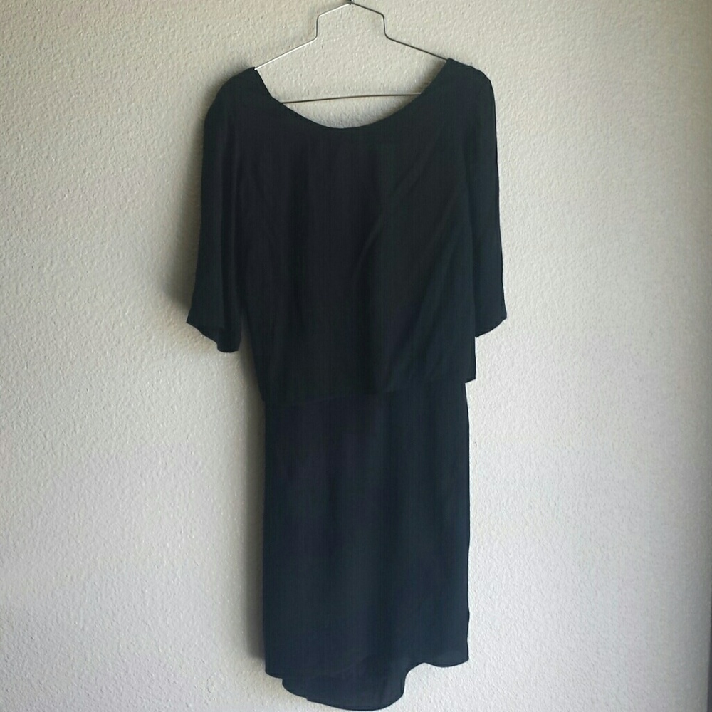 Sandro Open-back Overlay Dress